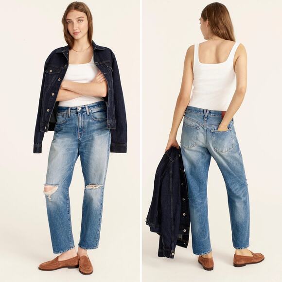 NWT J. Crew Slouchy Boyfriend Jeans - Picture 1 of 7